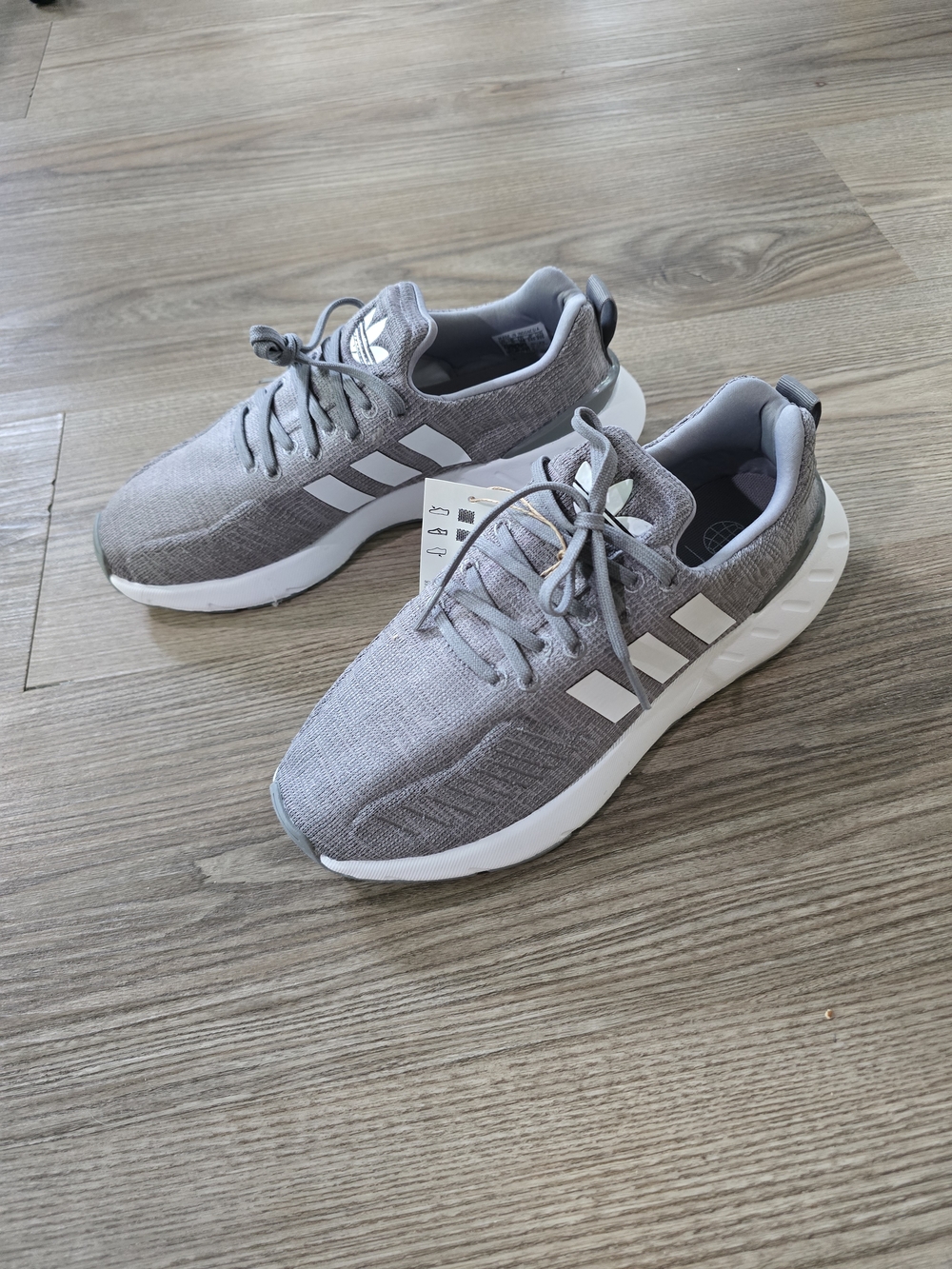 Adidas Grey Athletic Sneakers NEW Swift Run